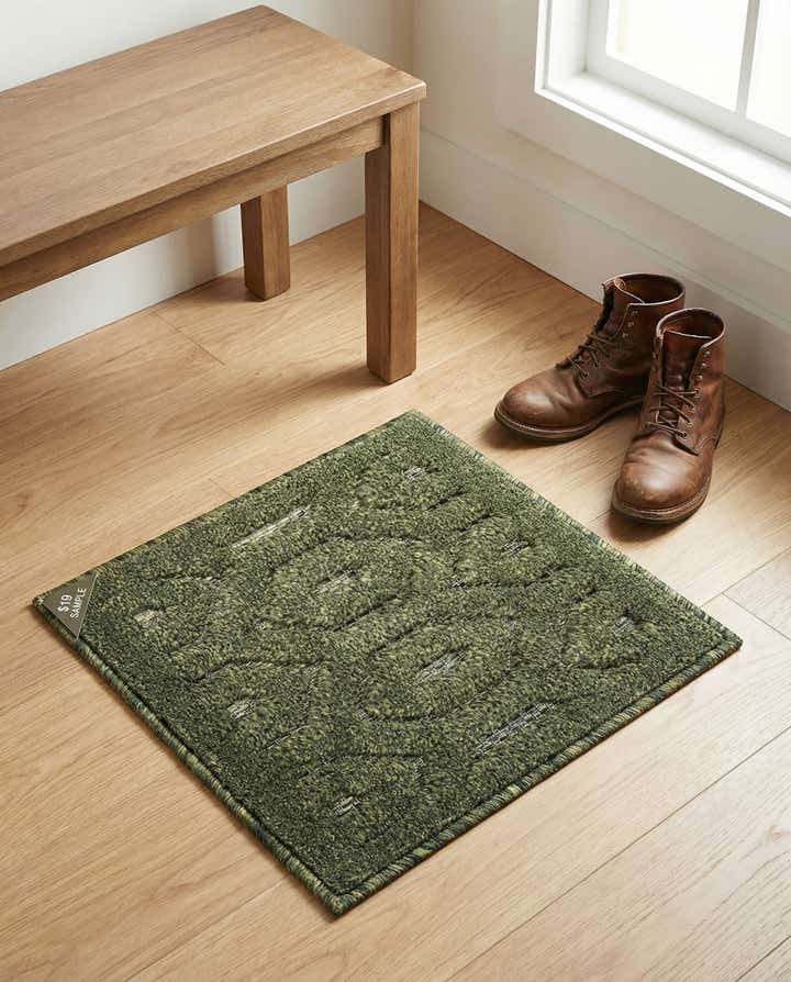 1' 4 x 1' 4 Easy-Clean Trellis Textured Indoor / Outdoor Sample Rug