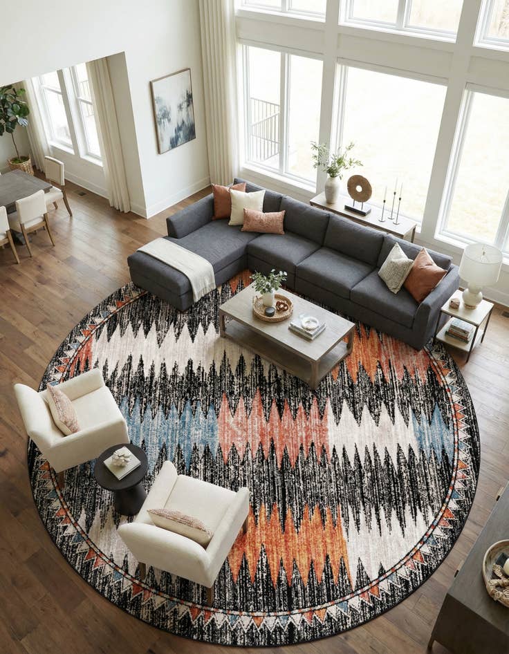 Detail image of 10' x 10' Aramis Round Rug