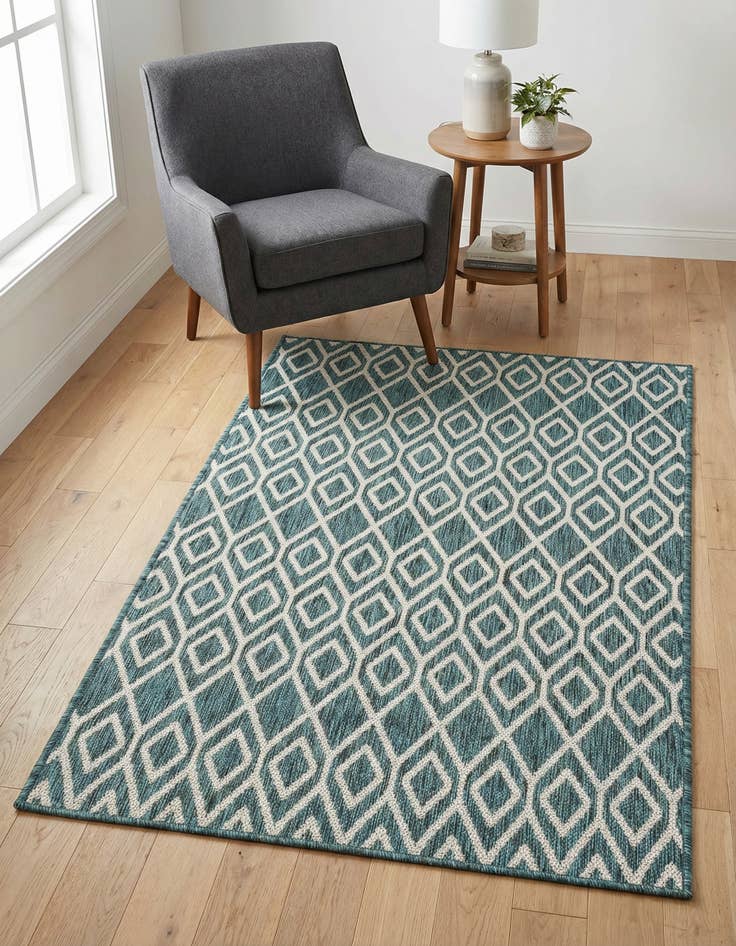 Detail image of 3' x 5' 3 Washable Jill Zarin Turks and Caicos Indoor / Outdoor Rug