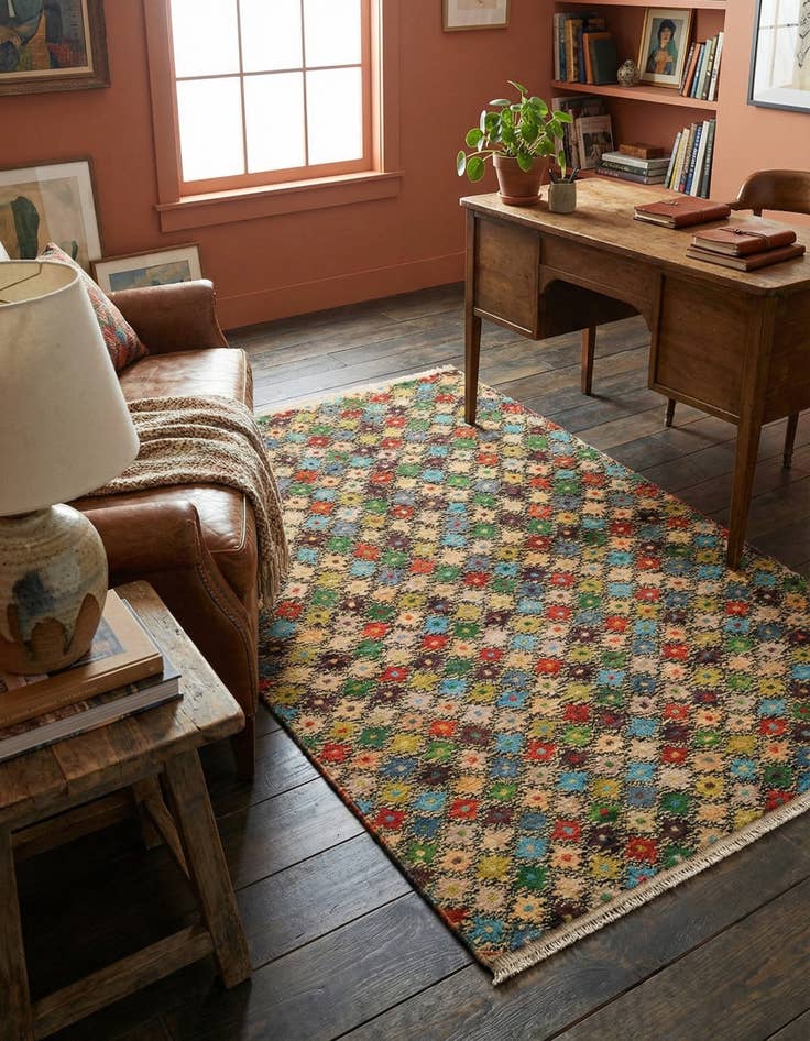 Detail image of 3' 3 x 5' 3 Hand Knotted Balouch Wool Rug