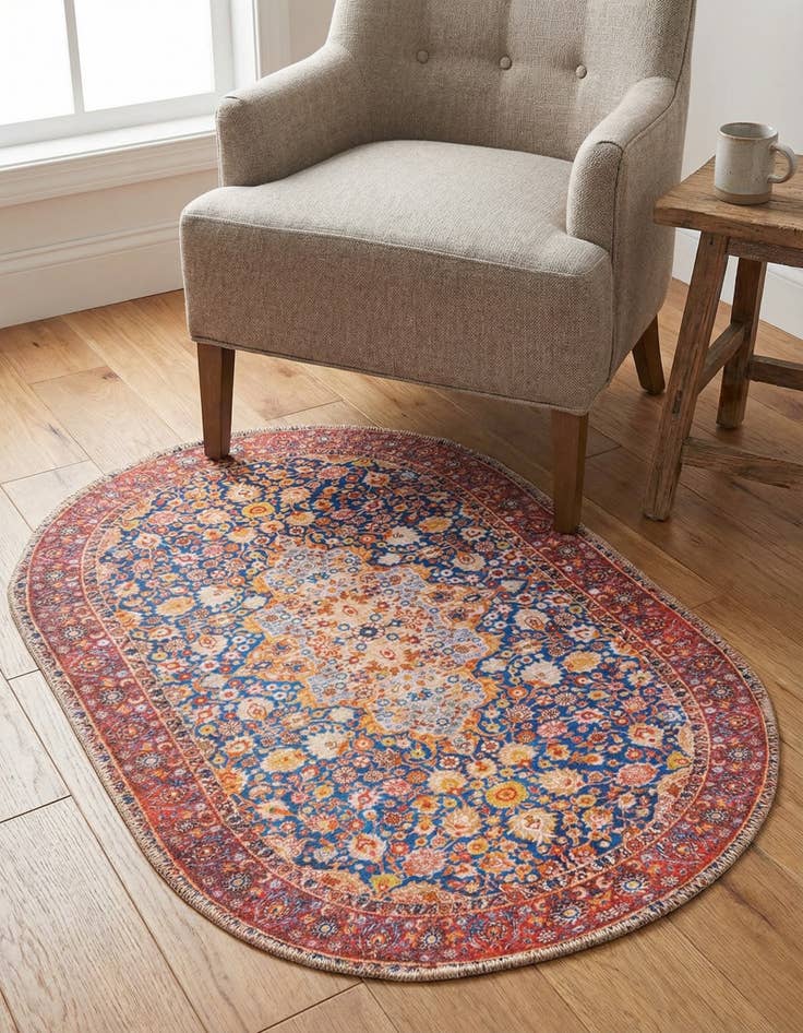 Detail image of 2' x 3' Timeless Oval Rug