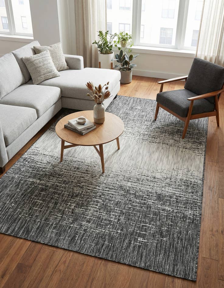 Detail image of 5' 3 x 8'  Washable Modern Indoor / Outdoor Rug