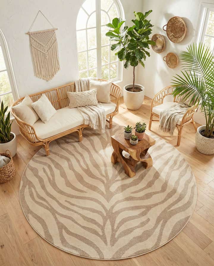 8' x 8' Contour Round Rug