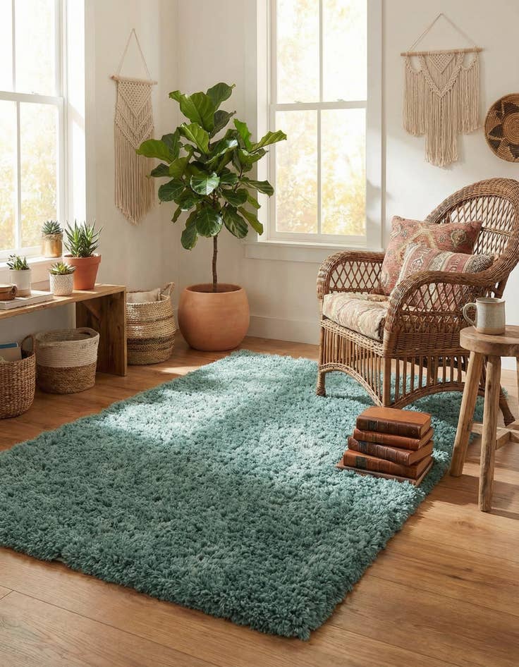 Detail image of 4' x 6' Infinity Shag Rug