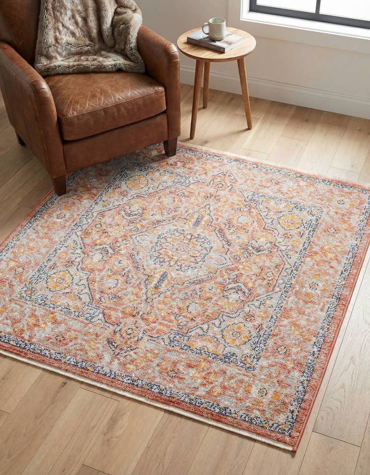 Detail image of 4' x 4' Lola Square Rug