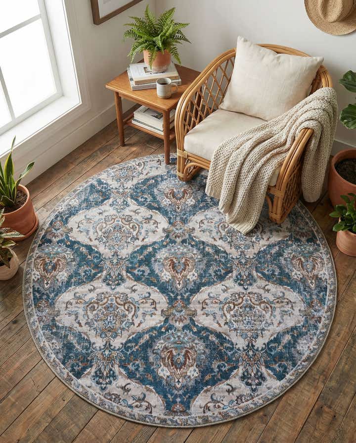 4' x 4' Yara Round Rug