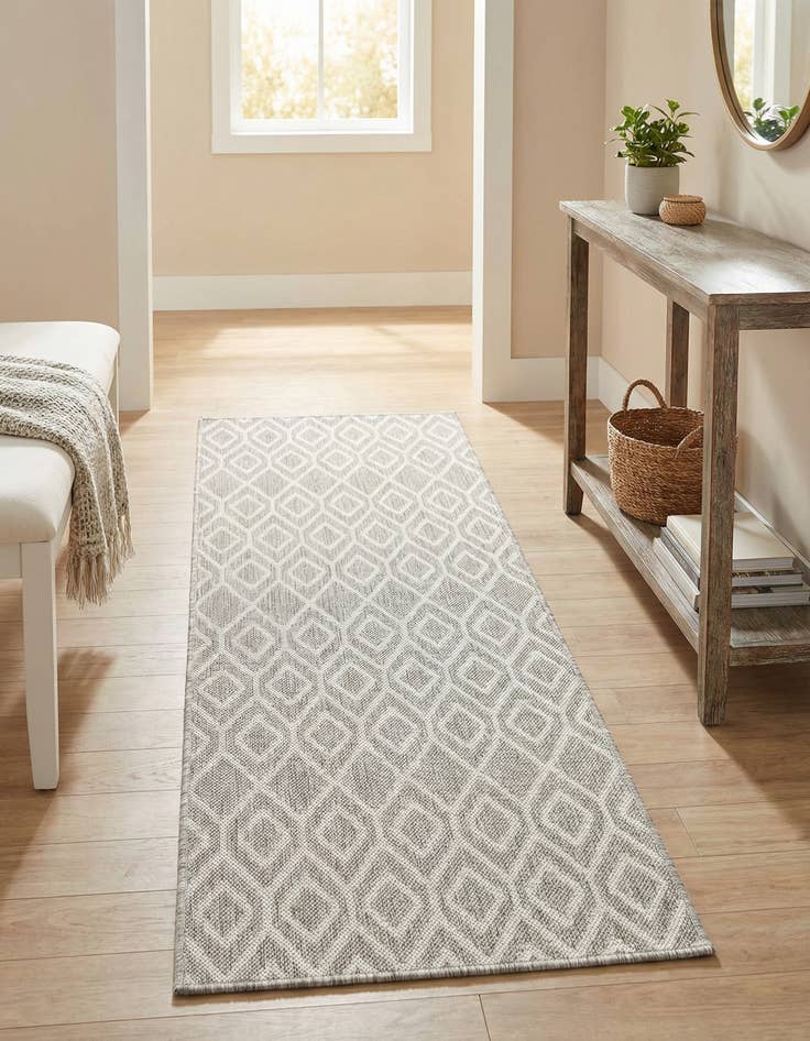 Detail image of 2' x 6' Washable Jill Zarin Turks and Caicos Indoor / Outdoor Runner Rug