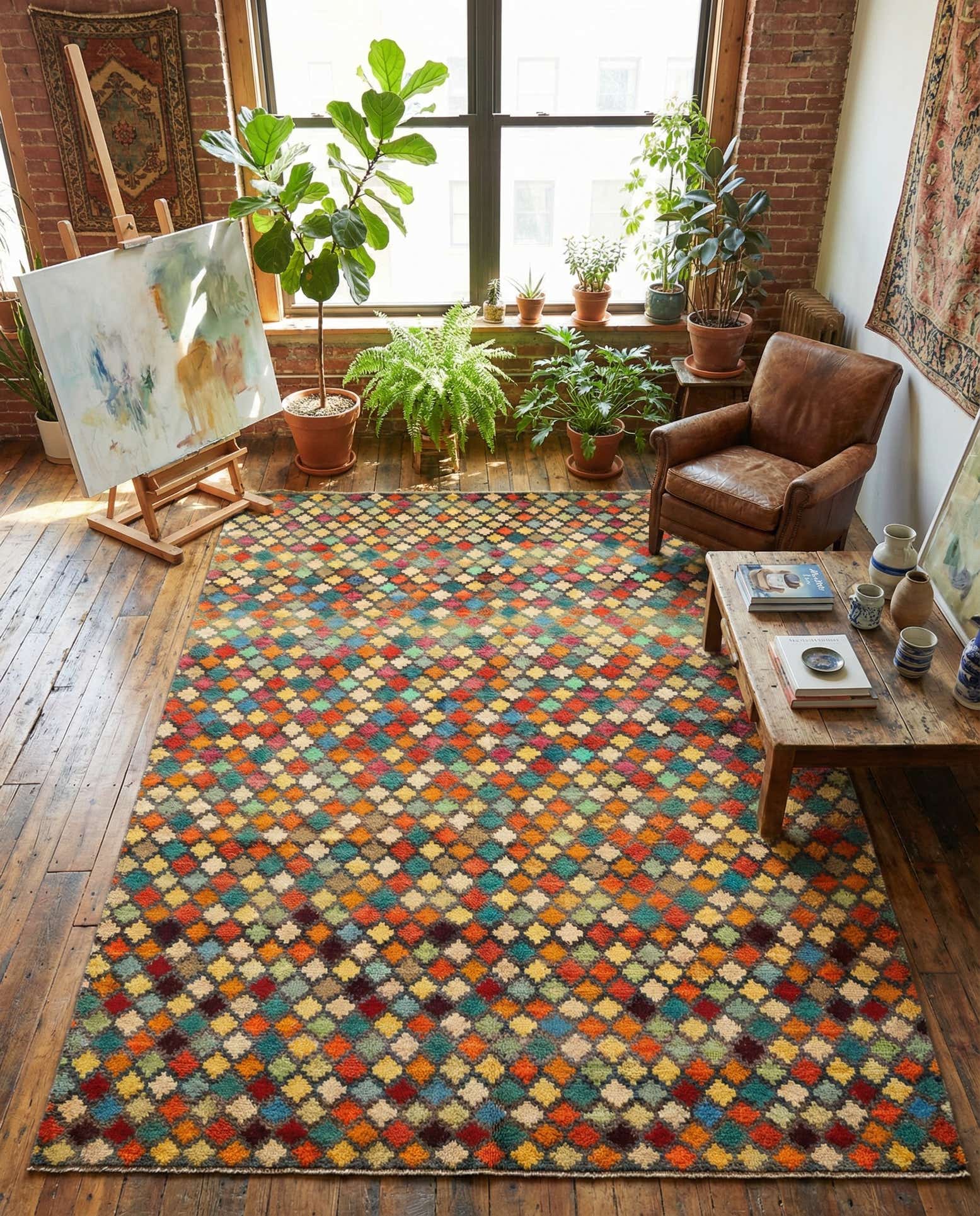 6' x 8' 1 Hand Knotted Balouch Wool Rug