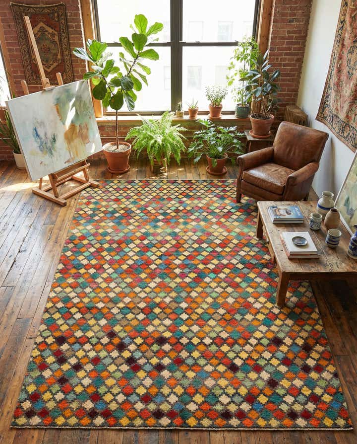6' x 8' 1 Hand Knotted Balouch Wool Rug