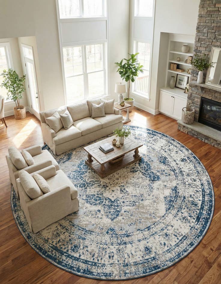 Detail image of 10' x 10' Monaco Round Rug