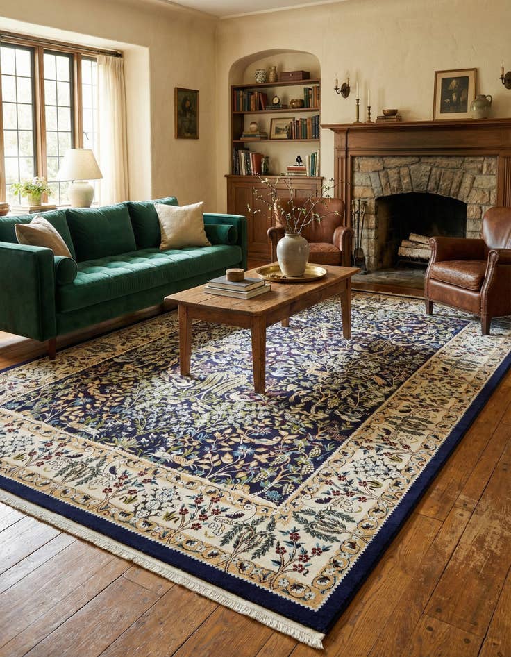 Detail image of 10' x 13' Nain Design Rug