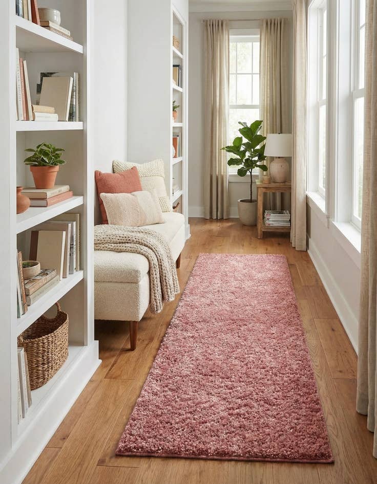 Detail image of 2' 7 x 10' Jill Zarin Shaggy Chic Runner Rug