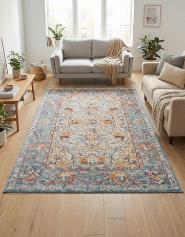 Light Blue Santiago Rug