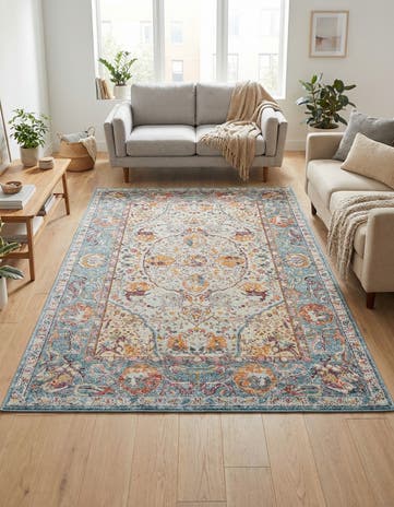 Light Blue Santiago Rug