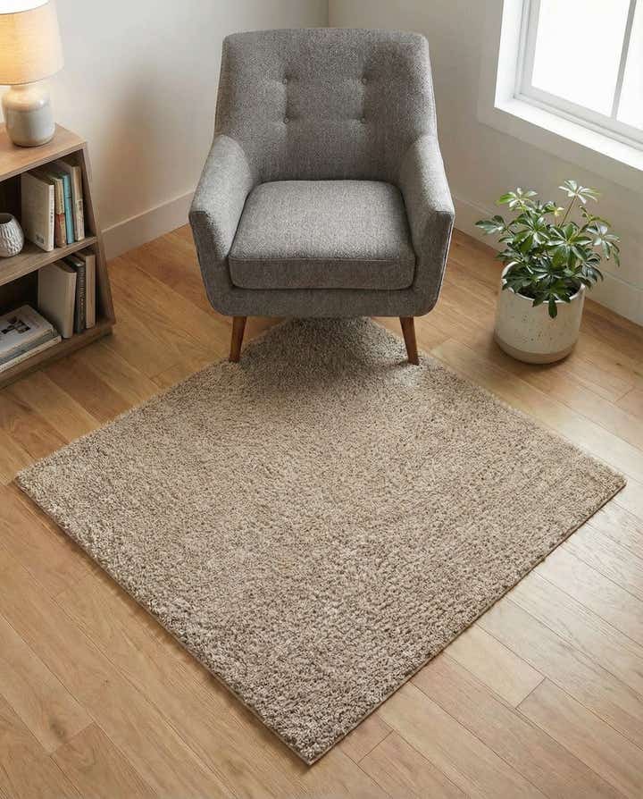 3' x 3' Zermatt Shag Square Rug