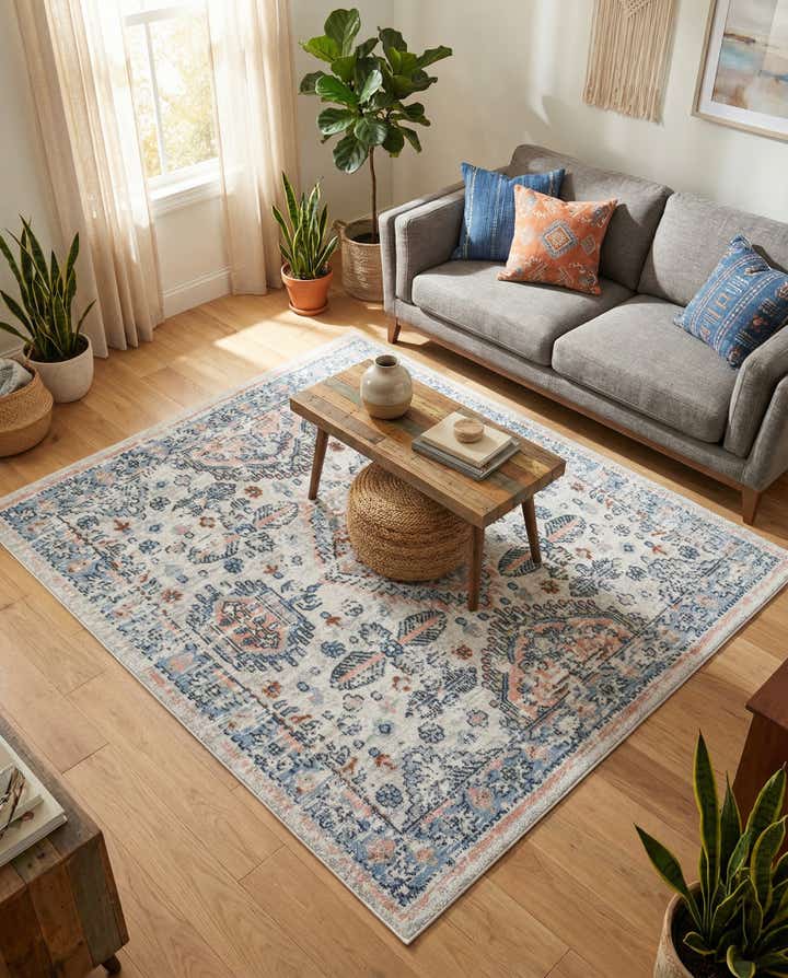 5' 3 x 5' 3 Kamala Washable Square Rug