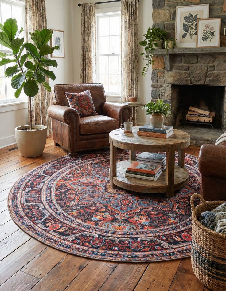 Detail image of 7' 7 x 7' 7 Timeless Round Rug