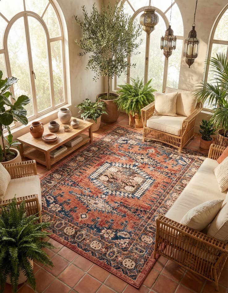 Detail image of 7' 10 x 11' Arcadia Rug