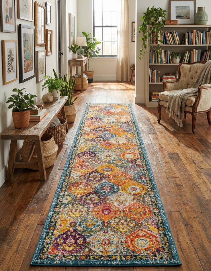 Detail image of 2' 7 x 13' Carrington Runner Rug