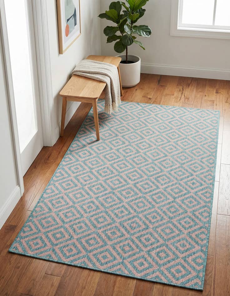 Detail image of 3' x 5' 3 Washable Jill Zarin Costa Rica Indoor / Outdoor Rug