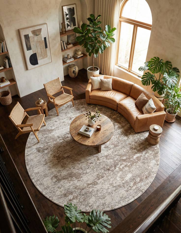 Detail image of 13' x 13' Oregon Round Rug