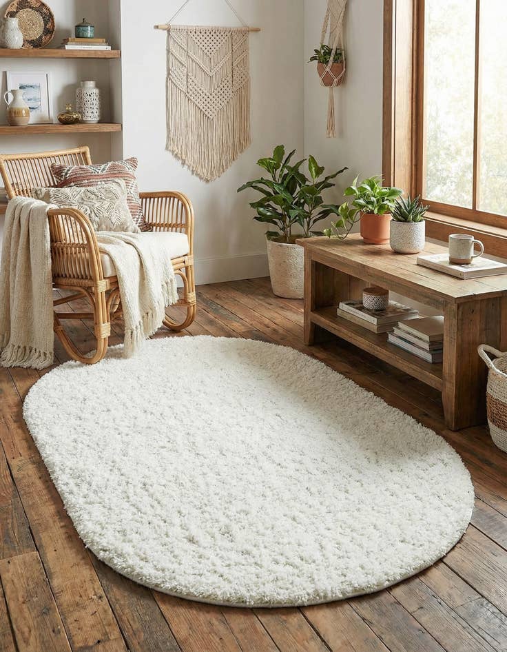 Detail image of 3' 3 x 5' 3 Everyday Shag Oval Rug