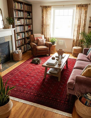 9' x 12' Bokhara Rug