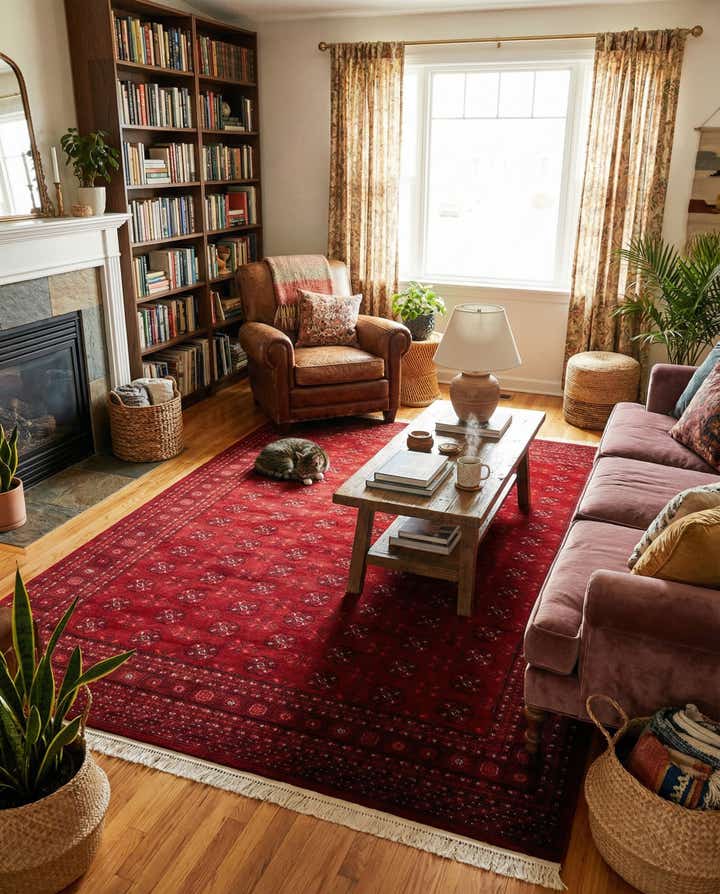 9' x 12' Bokhara Rug