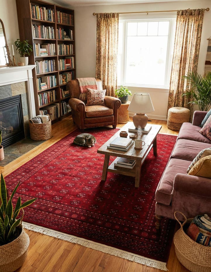 9' x 12' Bokhara Rug