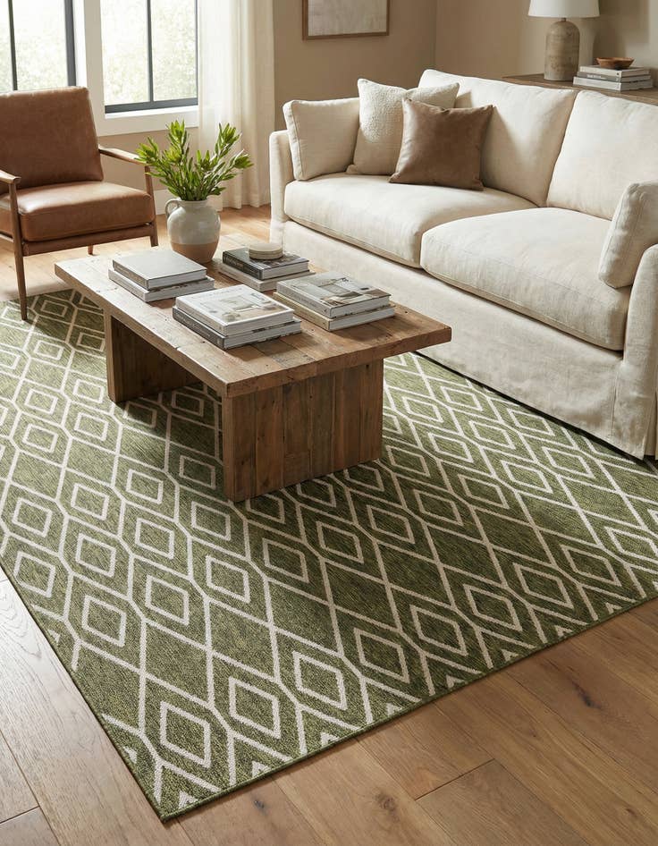 Detail image of 7' 10 x 10' Washable Jill Zarin Turks and Caicos Indoor / Outdoor Rug