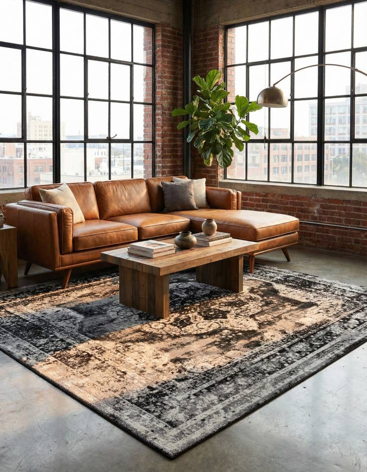 Detail image of 10' x 10' Monaco Square Rug