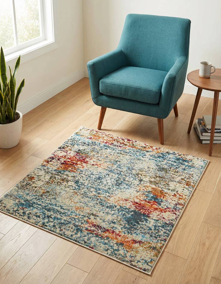 Detail image of 3' 3 x 3' 3 Havana Square Rug