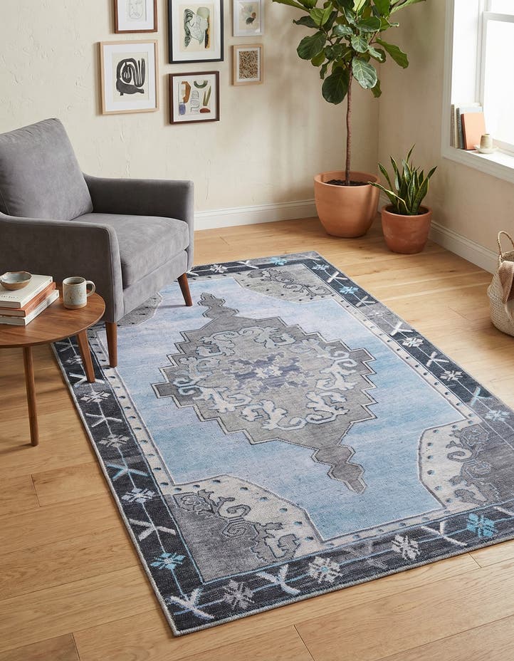 3' 6 x 5' 6 Washable Timeless Rug