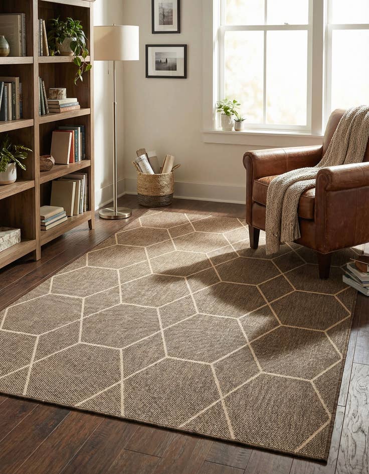 Detail image of 6' 3 x 9' Dunes Rug