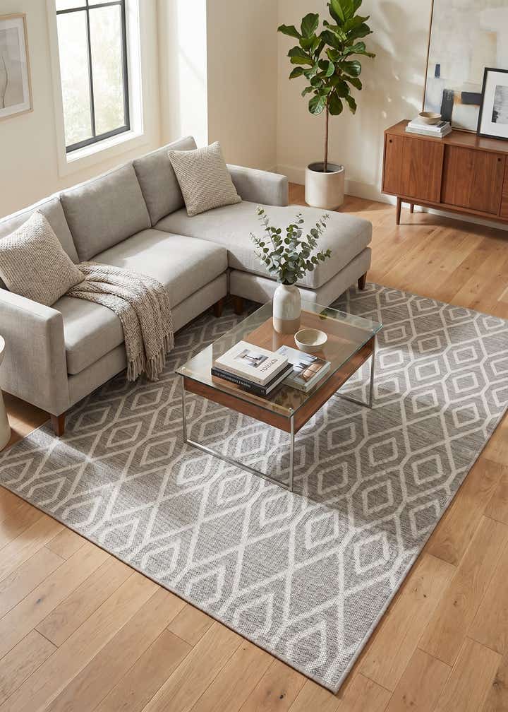 5' 3 x 8' Easy-Clean Jill Zarin Turks and Caicos Indoor / Outdoor Rug