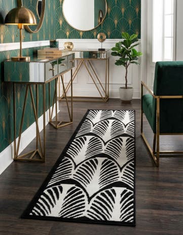 Black Sydney Runner Rug