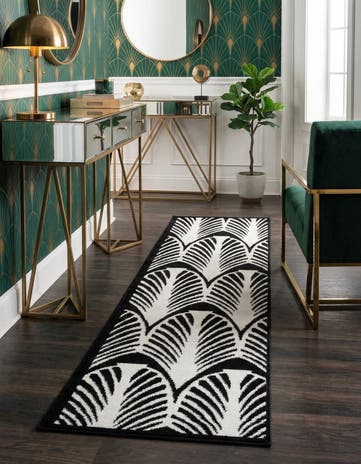 Black Sydney Runner Rug