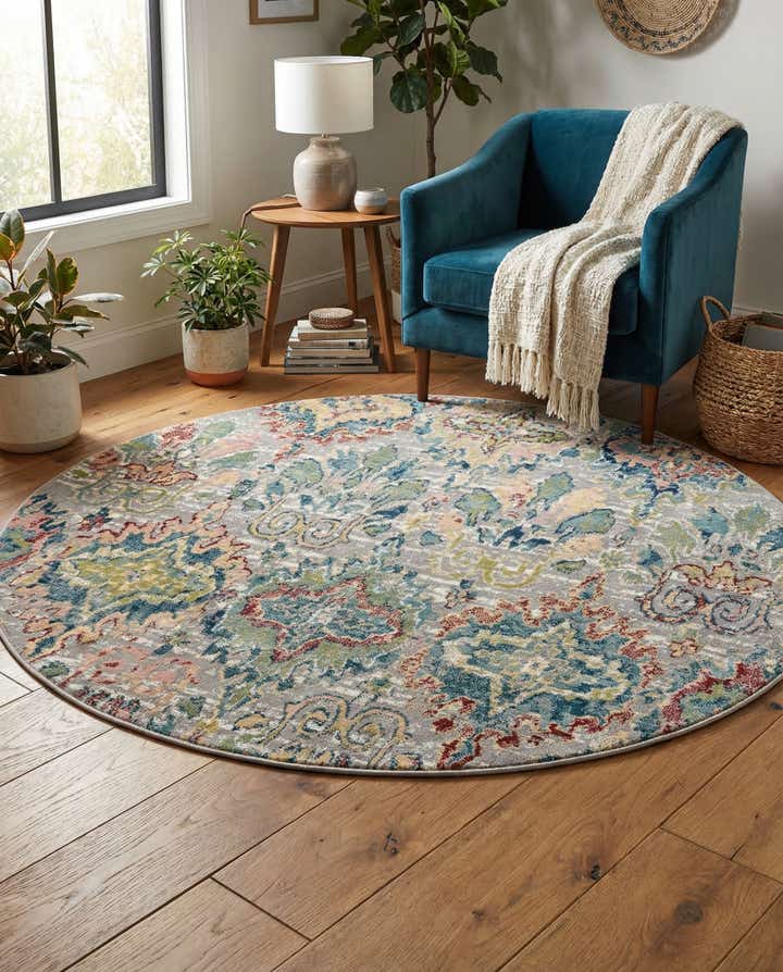 6' x 6' Charleston Round Rug