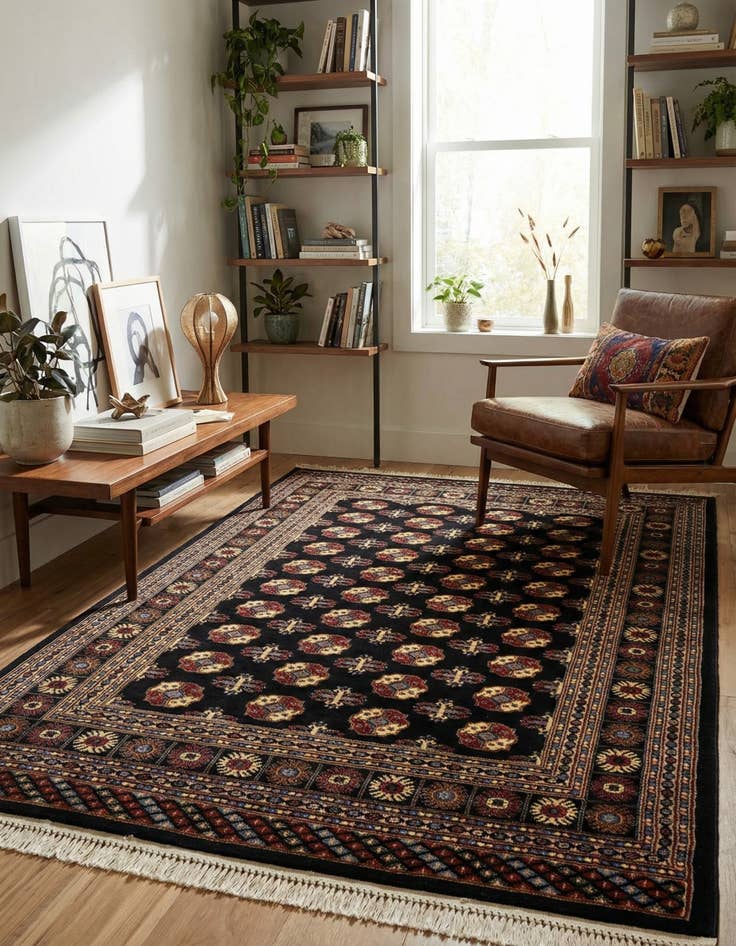 Detail image of 5' 3 x 8' Bokhara Rug