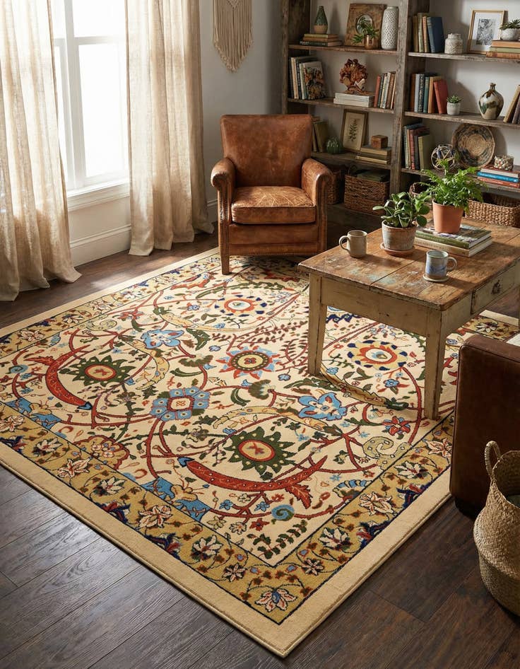 Detail image of 7' 10 x 7' 10 Neda Square Rug