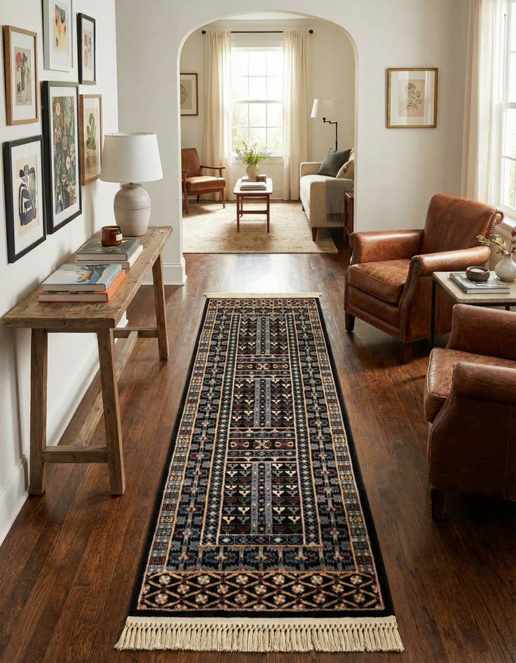 Detail image of 2' x 6' Bokhara Runner Rug