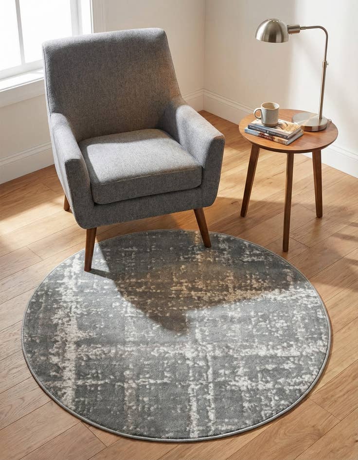 Detail image of 3' 3 x 3' 3 Uptown Lexington Avenue Round Rug