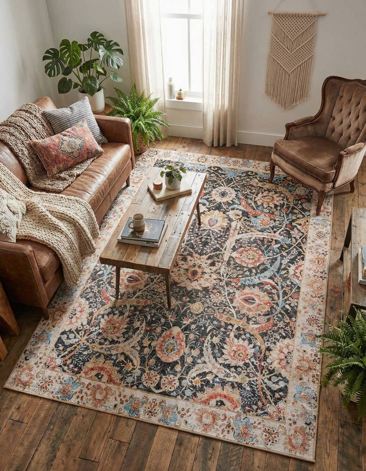 Detail image of 6' 1 x 9' Timeless Rug