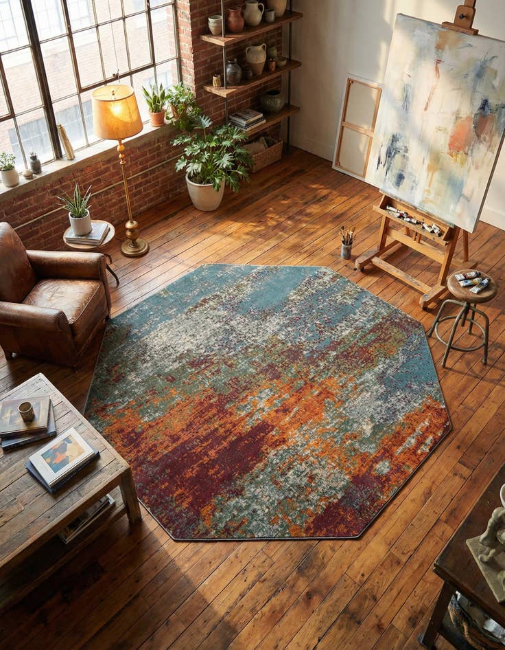 Detail image of 8' 2 x 8' 2 Paragon Octagon Rug