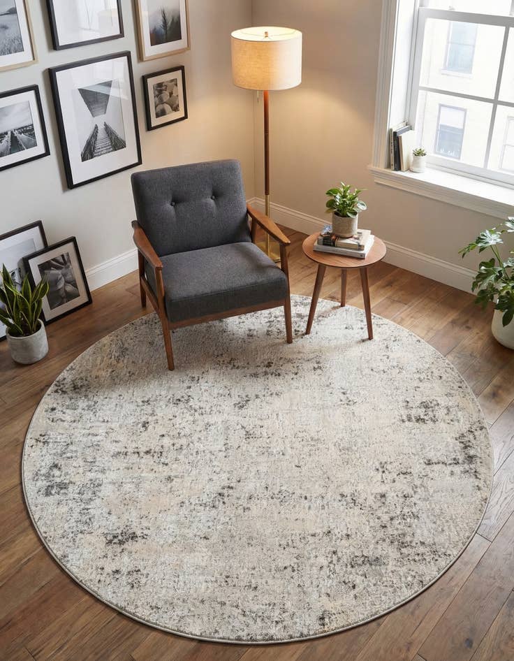 Detail image of 6' x 6' Caspian Round Rug