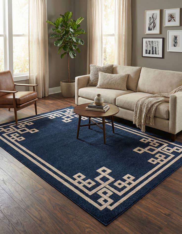 Detail image of 7' x 10' Greek Key Rug