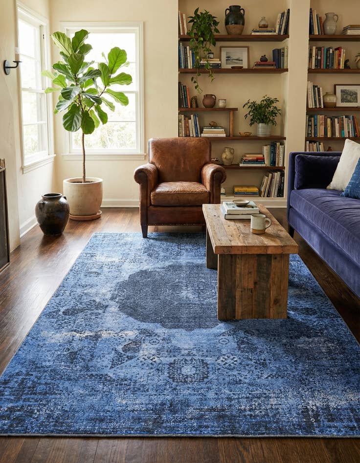 Detail image of 6' x 9' Washable Yara Rug