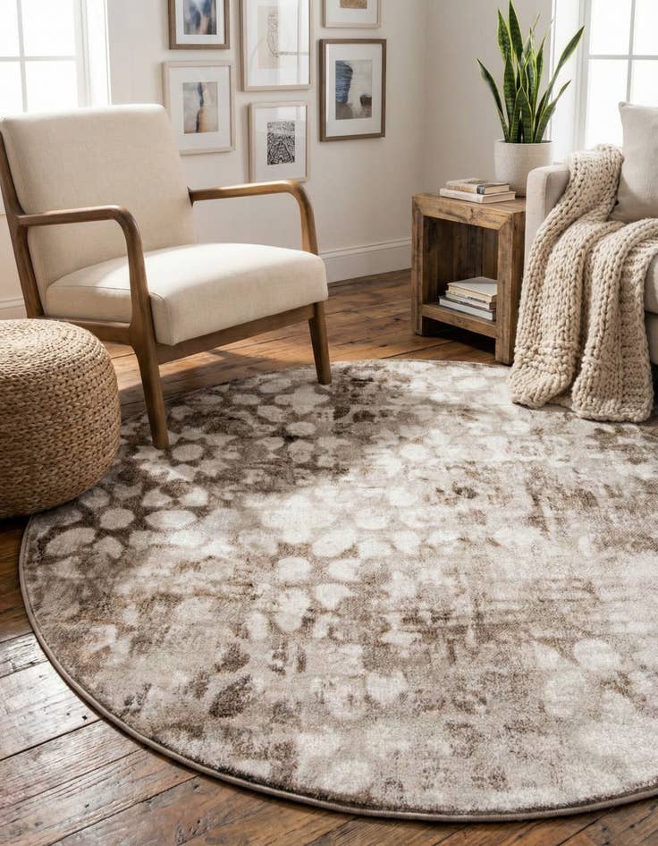 Detail image of 5' 3 x 5' 3 Monte Carlo Round Rug