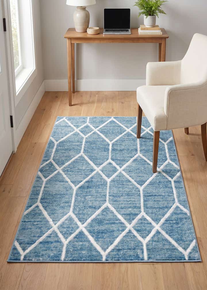 3' 3 x 5' 3 Lattice Trellis Rug