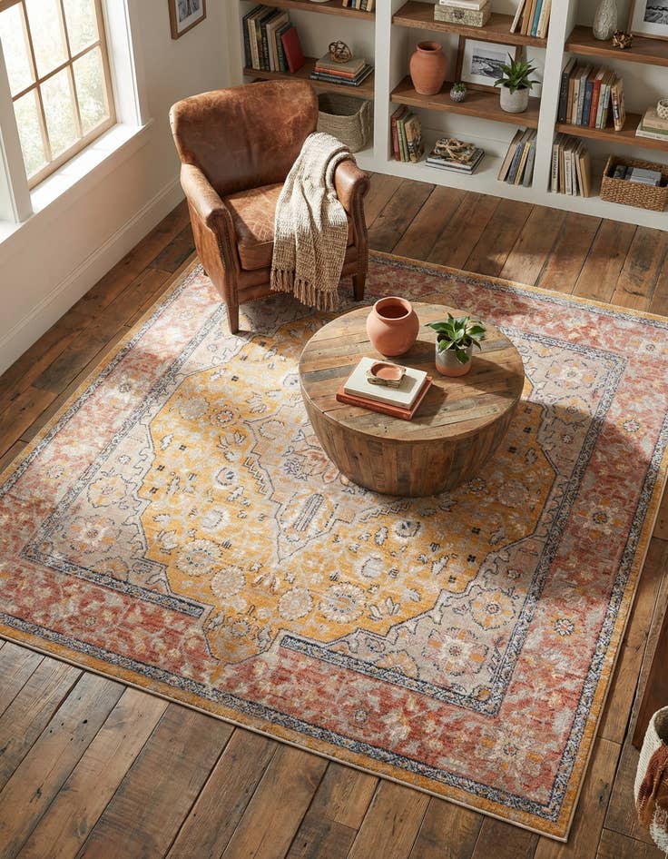 Detail image of 7' 10 x 7' 10 Lola Square Rug